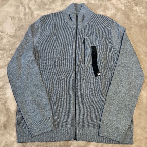 Banana Republic Factory Other - Men’s Banana Republic Light Grey Sweater Jacket